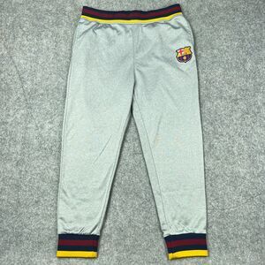 FC Barcelona Pants Mens Extra‎ Large Gray Jogger Sweatpants Soccer Futbol FCB